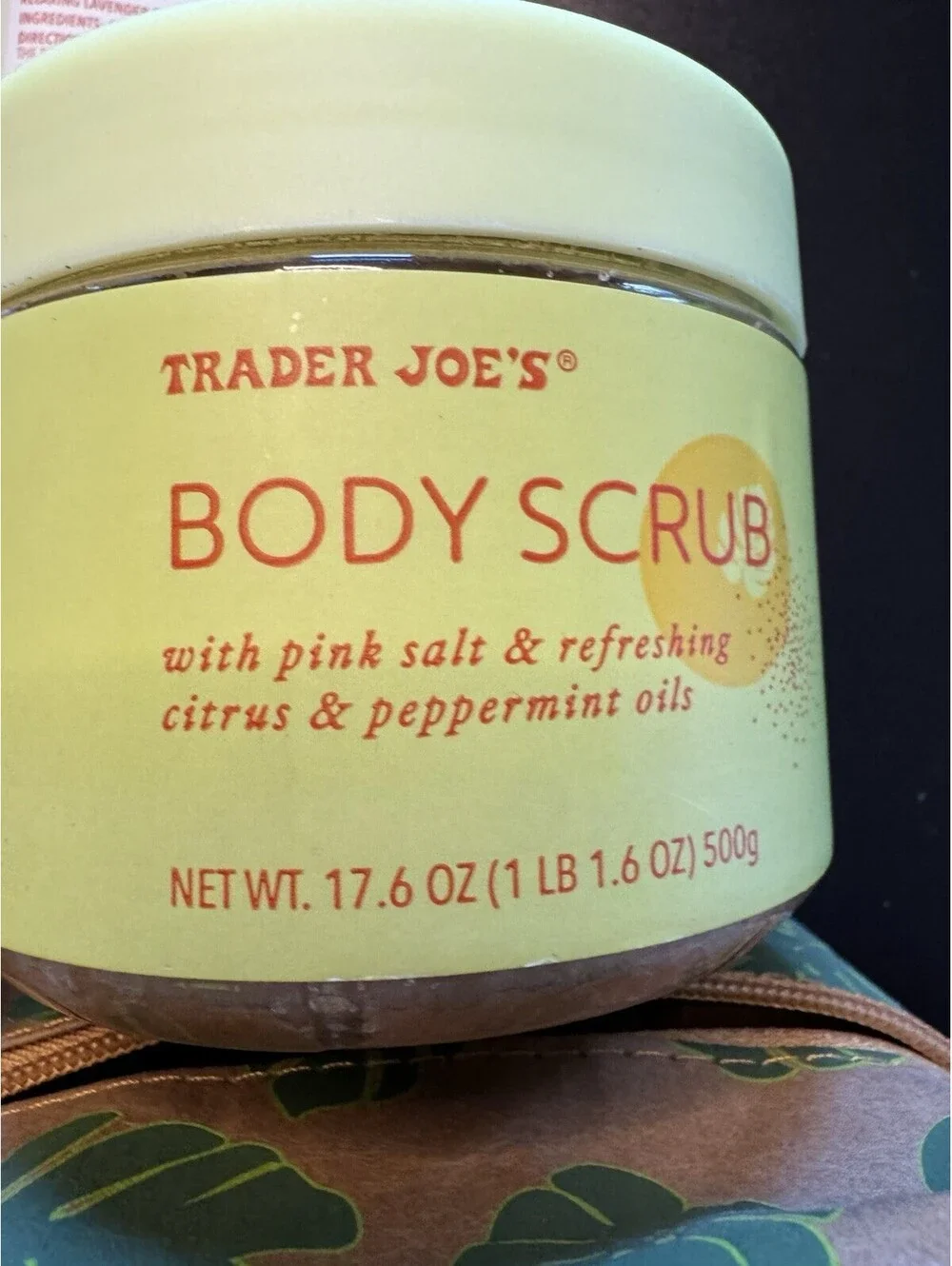 Trader Joe's Pink Salt Bath & Body Kit Body Scrub And Bath Salts New With Case